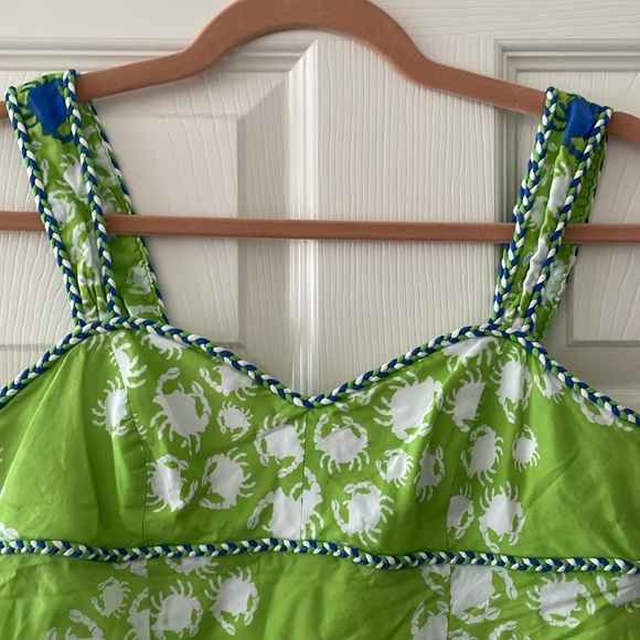 Lilly Pulitzer Green Floral Mini Dress - Picture 3 of 7